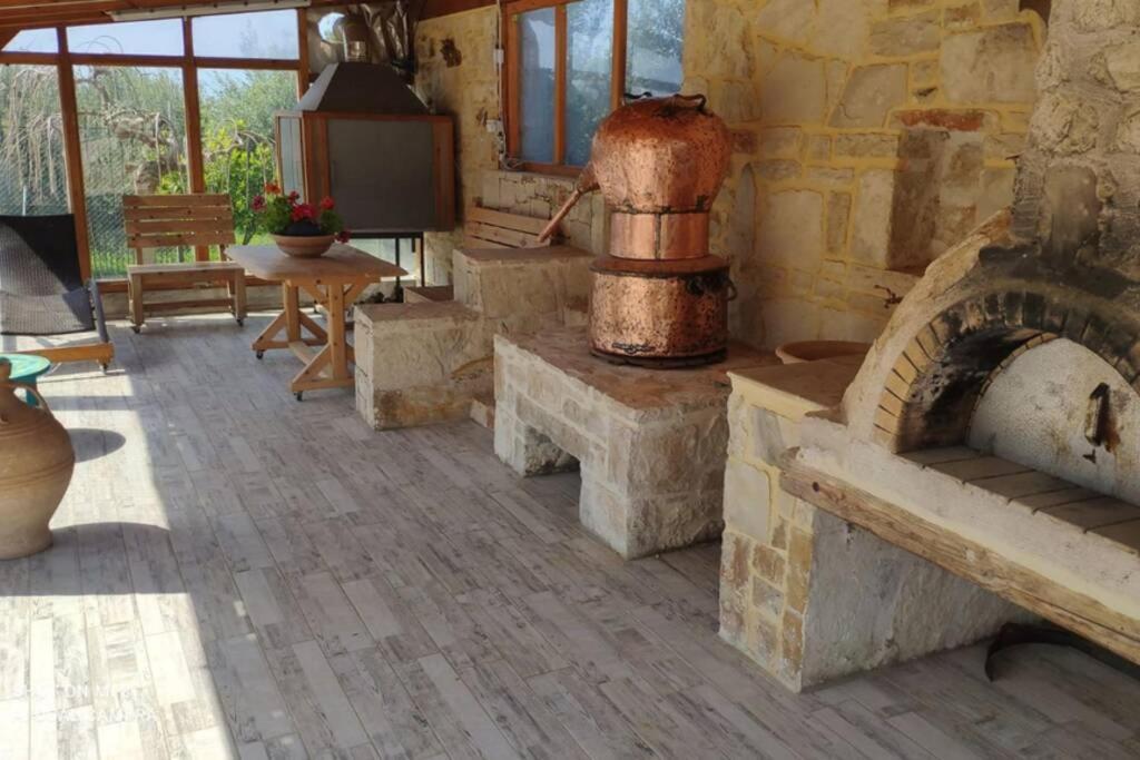 Stonehouse Olivelia - Afrathias Beach Tympaki Bagian luar foto