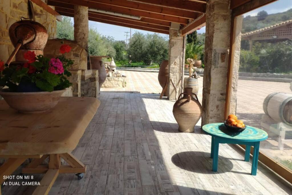 Stonehouse Olivelia - Afrathias Beach Tympaki Bagian luar foto