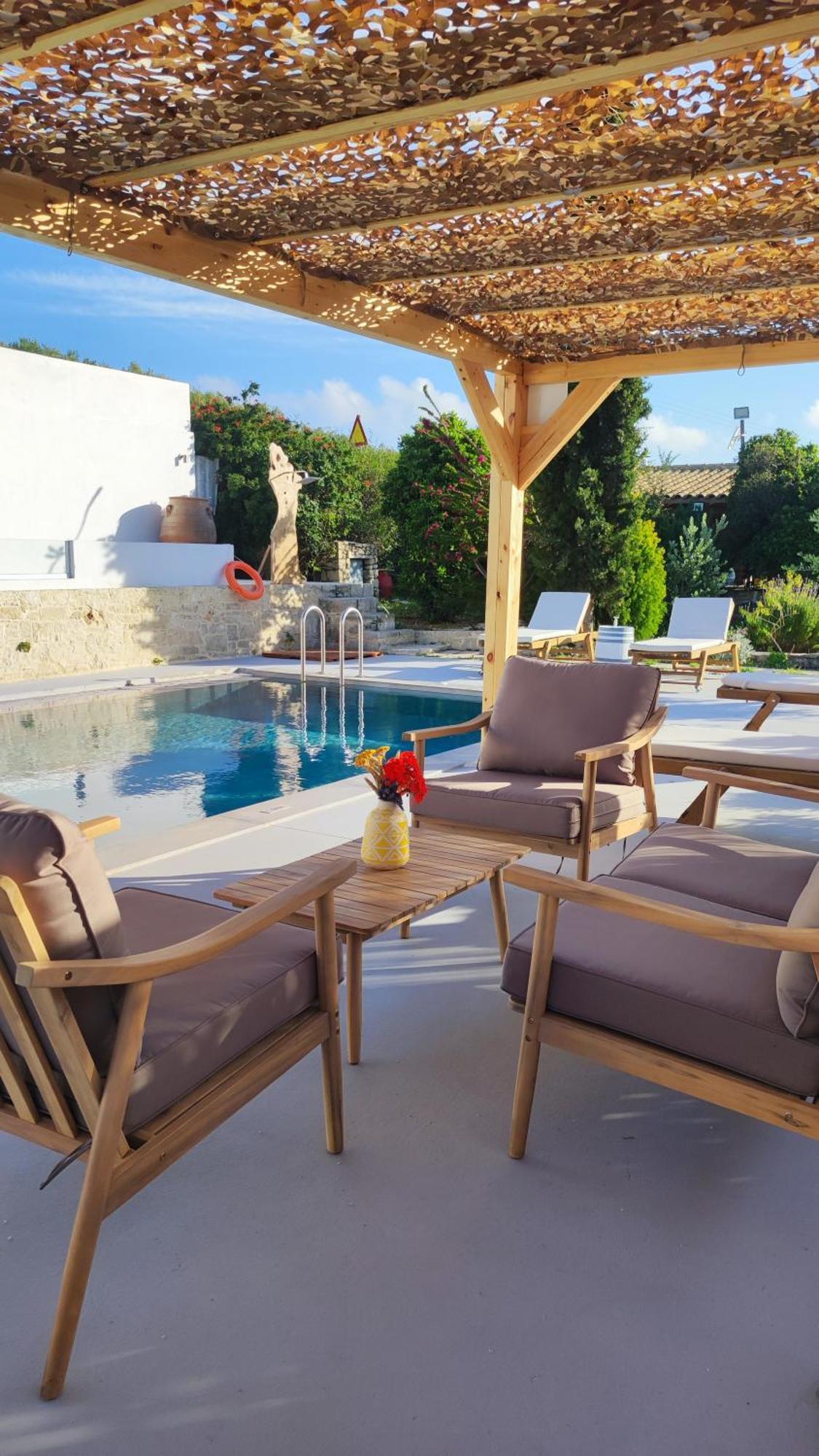 Stonehouse Olivelia - Afrathias Beach Tympaki Bagian luar foto